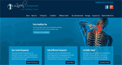 Desktop Screenshot of lincolnchiropractic.org
